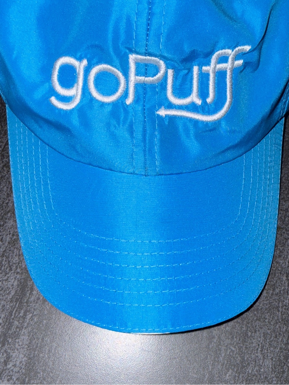 Go Puff Hat Blue Baseball Cap - Picture 3 of 9